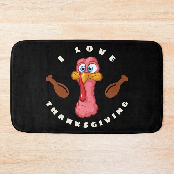 Item preview, I Love Thanksgiving Turkey Happy Holidays designed and sold by RGVDesigns.