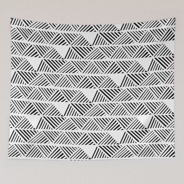 Item preview, Minimalist Geometric Art Mudcloth designed and sold by RaianasHome.