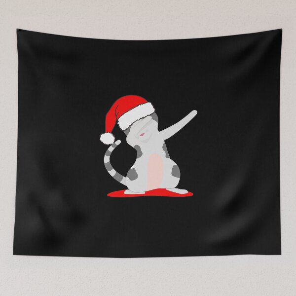 Item preview, Christmas Cat Dabbing - Funny christmas gift for cat lovers designed and sold by SouFashion.