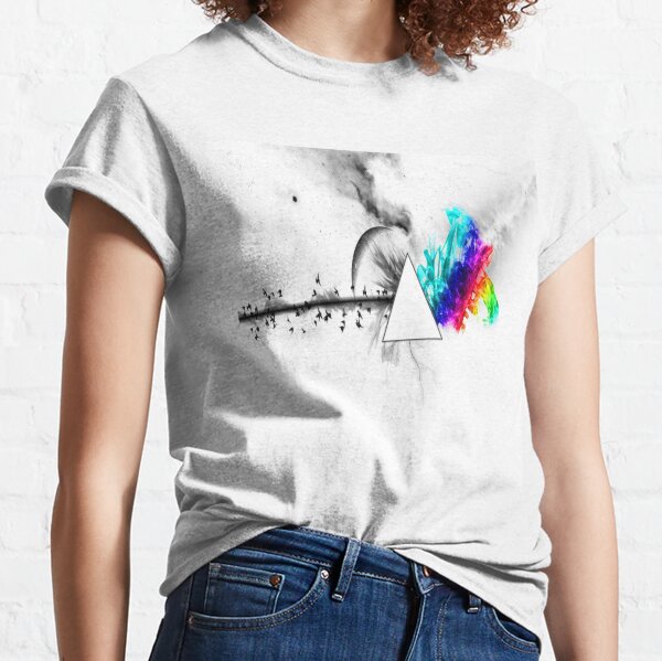 T Shirts Tops Fur Frauen Pink Floyd Lyrics Redbubble