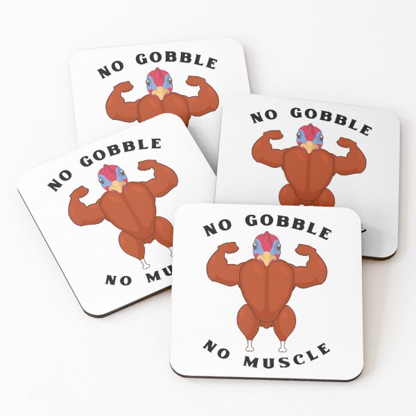 Item preview, No Gobble No Muscle Heavyweight Turkey Workout designed and sold by RGVDesigns.