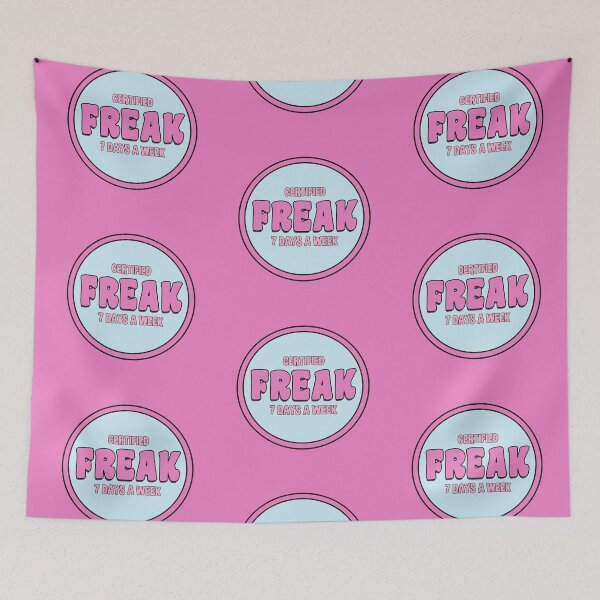 Item preview, Copy of Certified Freak, 7 Days a Week - Pink Badge  designed and sold by stickersbyLexy-.