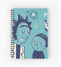 Retro Rick and morty Spiral Notebook