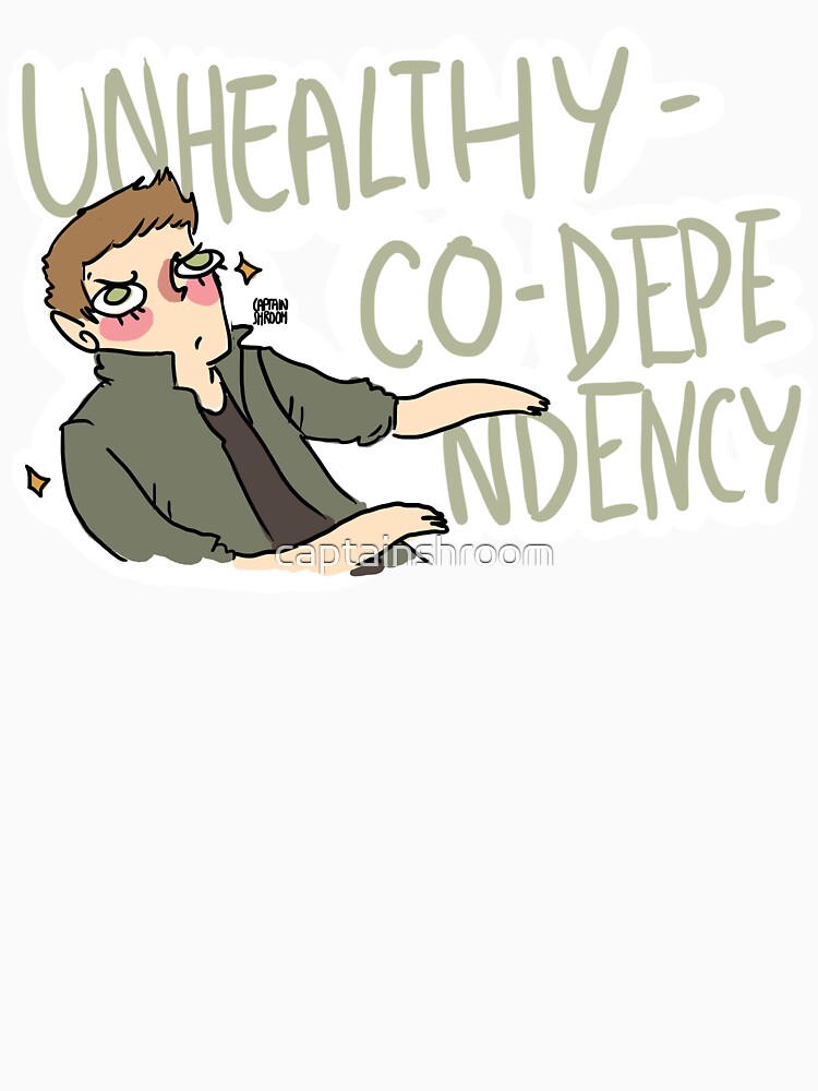 supernatural-tropes-unhealthy-codependency-t-shirt-for-sale-by