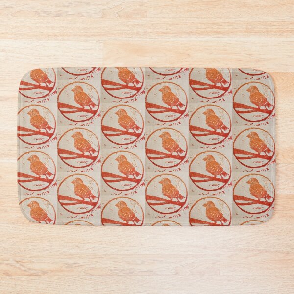 Item preview, Green finch in orange and red designed and sold by Nickelr1999.