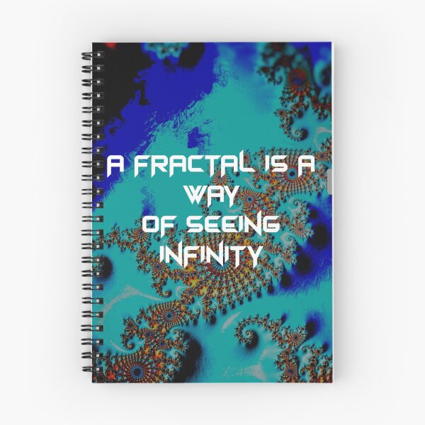 Item preview, Fractal is a way of seeing Infinity Benoit Mandelbrot quote  designed and sold by PG Illustration.