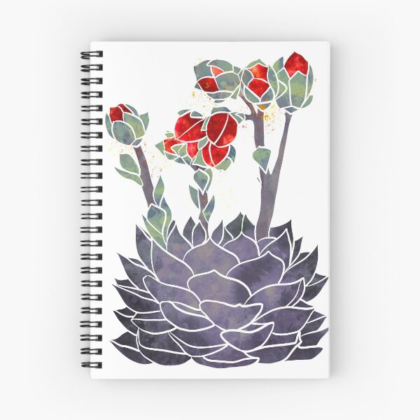 Item preview, Succulent Echevaria in red and purple designed and sold by HeyMim.