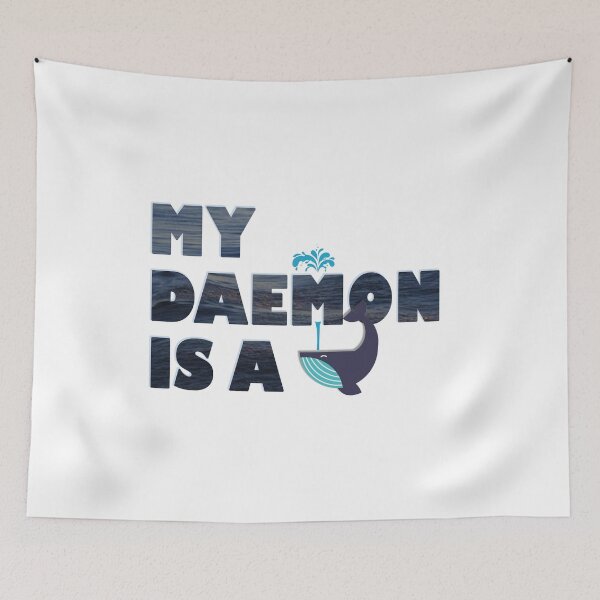 Item preview, MY DAEMON IS A WHALE designed and sold by thebowtrucklesh.