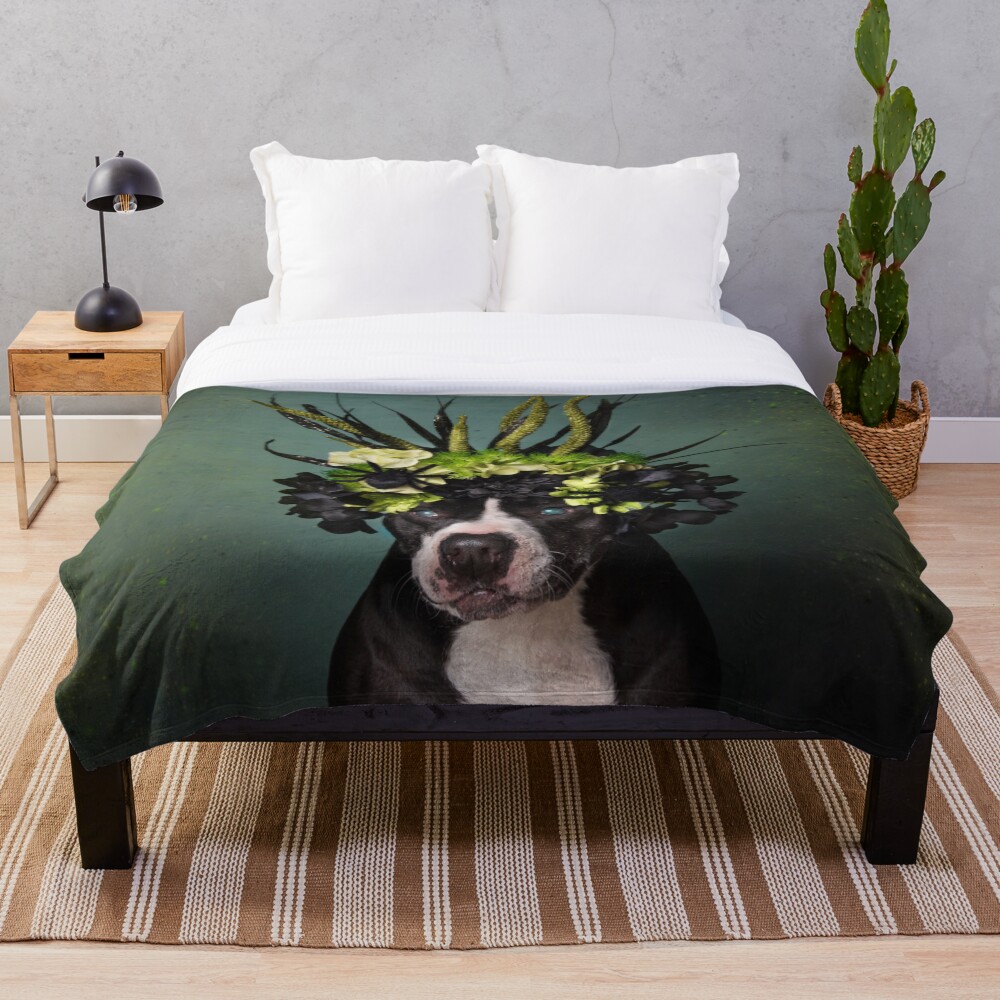 Flower Power, Darla Throw Blanket