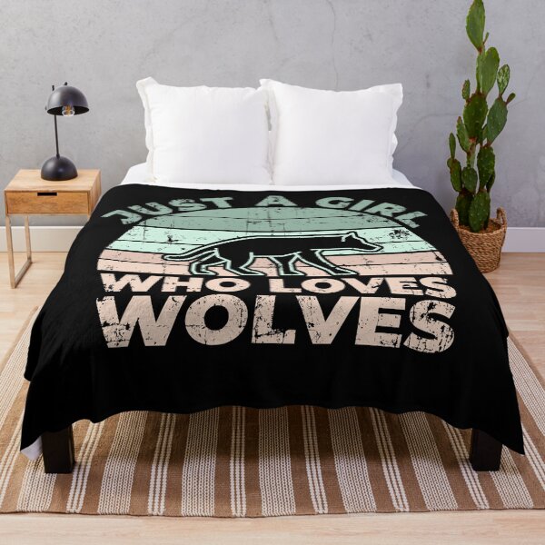 Item preview, Just A Girl Who Loves Wolves for Wolf Lovers Gift designed and sold by JulianoZn97.