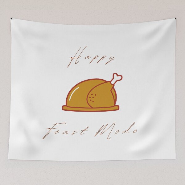 Item preview, Happy Feast Mode Turkey Thanksgiving Dish designed and sold by RGVDesigns.