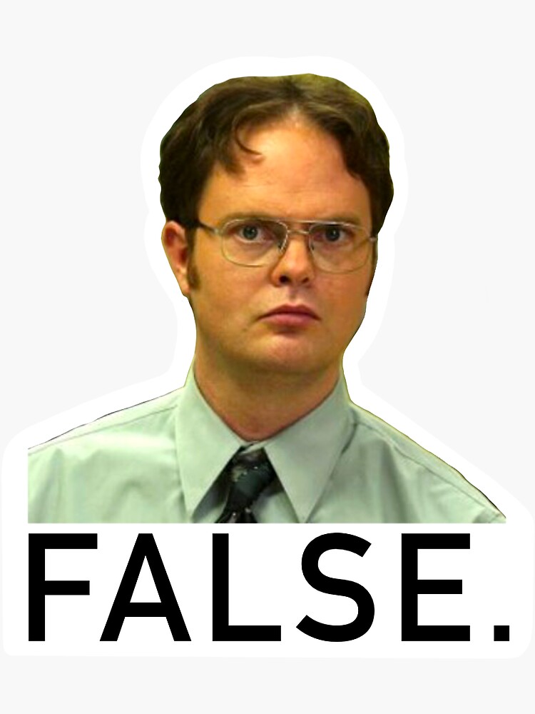 Dwight Schrute Sticker By Jnrutland Redbubble 