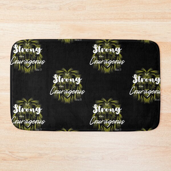 Item preview, Be Strong and Courageous | Joshua 1:9 | Lion | Bible Verse | Christian | designed and sold by Jeleedesigns.