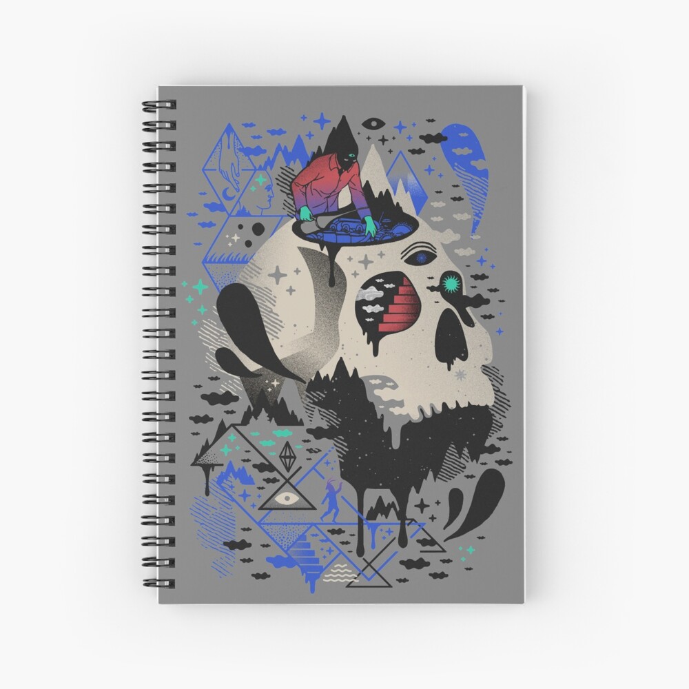 Mechanical Dawn Spiral Notebook