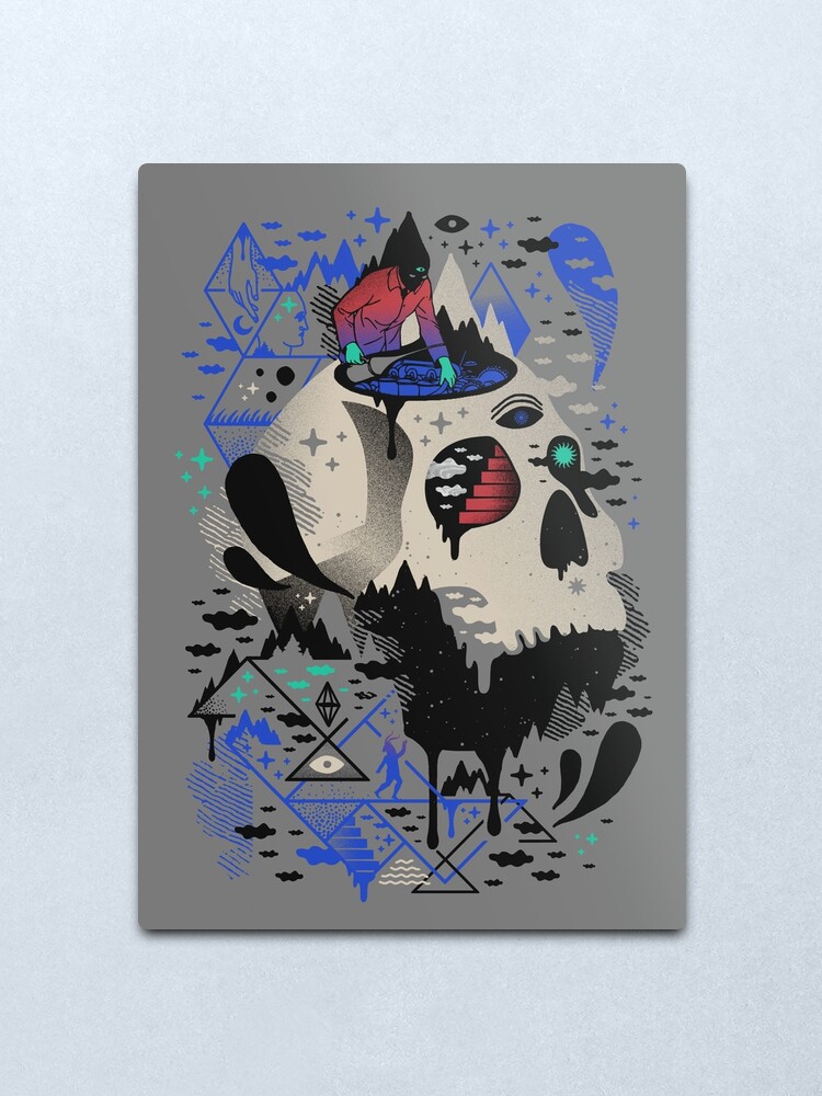 Alternate view of Mechanical Dawn Metal Print