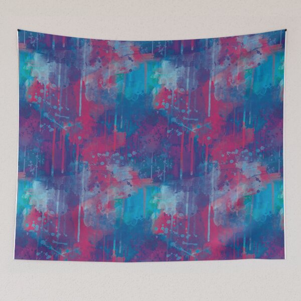 Item preview, Pink and Blue Watercolor designed and sold by ScribbledToad.
