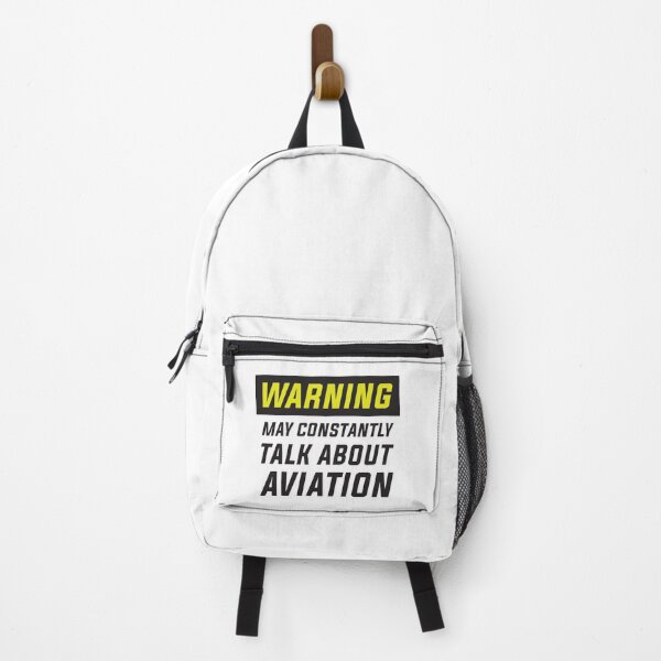Item preview, Warning, May Constantly Talk About Aviation designed and sold by SandyCorinne.