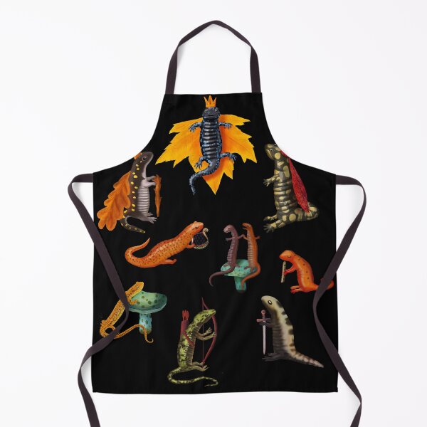 Item preview, Medieval Salamanders and Newts designed and sold by ELMayer.