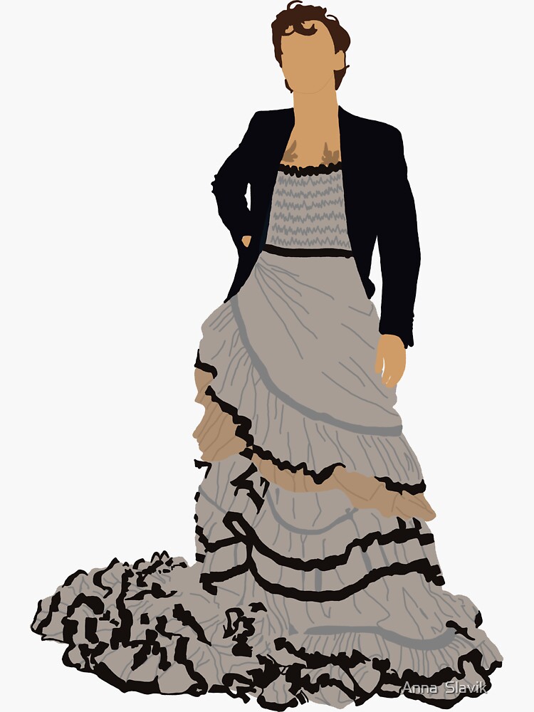 harry styles ball gown vogue