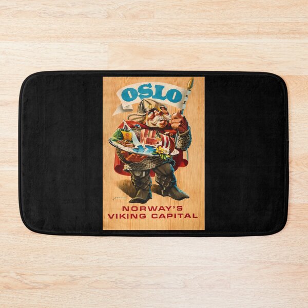 Item preview, retro classic Oslo poster designed and sold by CorasPosters.