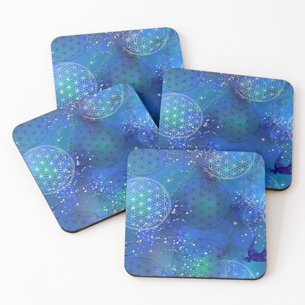 Item preview, Geometric collage with bird and stars designed and sold by sarahpainter.