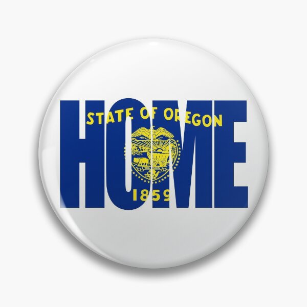 Item preview, Oregon Home - State Flag designed and sold by DonDota.