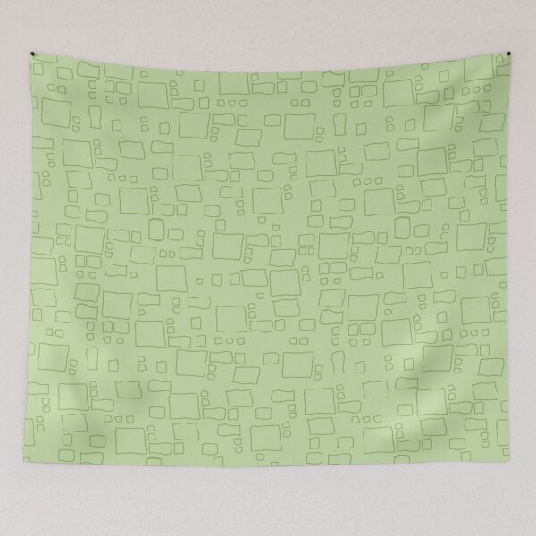 Item preview, Cuadrados Wonky, Verde designed and sold by Meg M Studio.