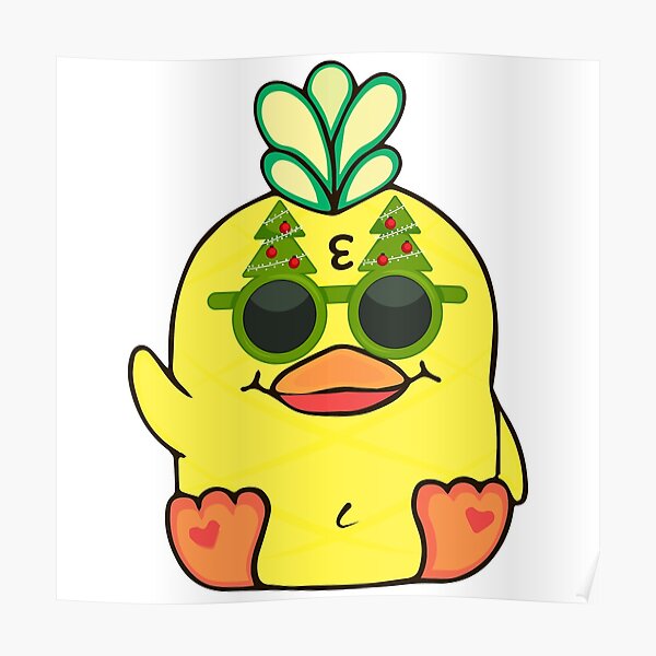 georgie plush pineapple duck
