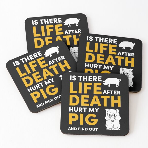 Item preview, if there life after death hurt my pig and find out  designed and sold by HMMOUCH.