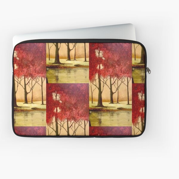 Red autumn. Laptop Sleeve
