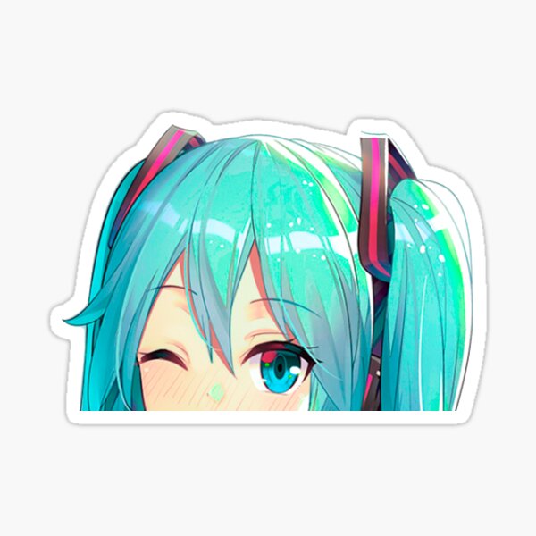 Cute Girl Anime Car Stickers and Decals Car Styling Anime Decoration Auto  Accessories Vinyl Waterproof Decal On Bumper Windows