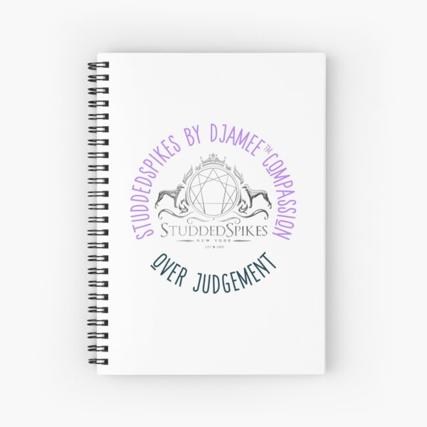 STUDDEDSPIKES BY DJAMEE™ COMPASSION Spiral Notebook