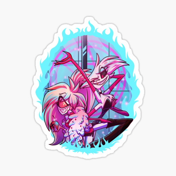 Hazbin Hotel Addict Sticker