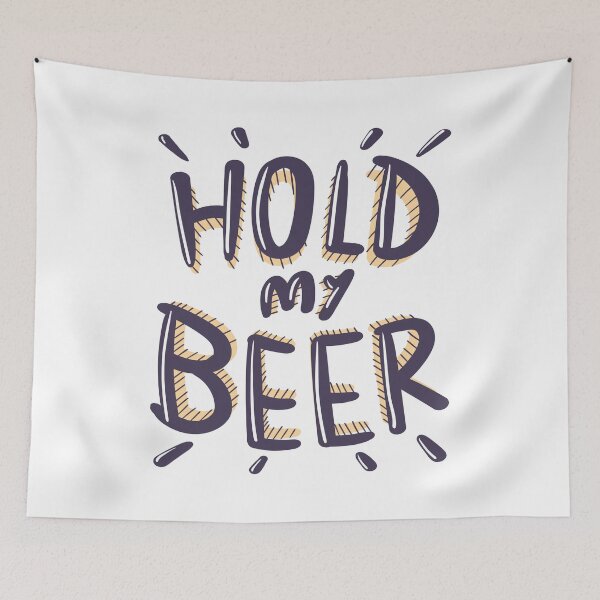 Item preview, Hold my Beer Lettering designed and sold by PabloooDuarte.