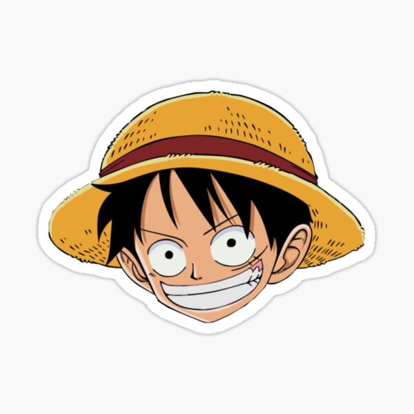 Luffy Anime Sticker (One Piece) Sticker