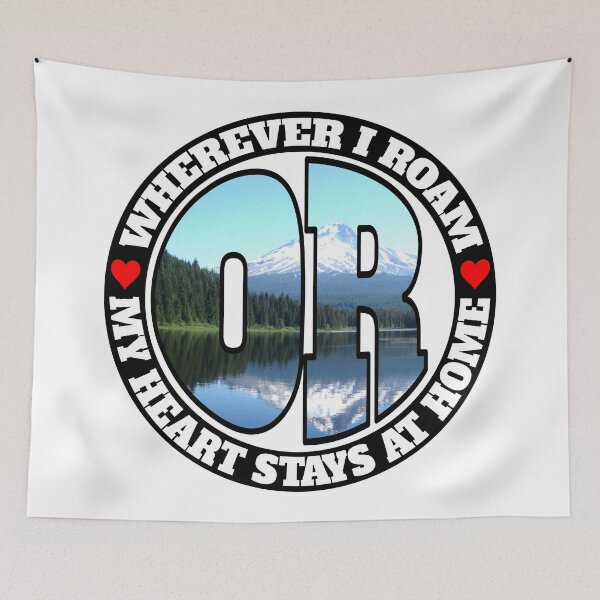 Item preview, Heart Stays Home - Oregon designed and sold by DonDota.
