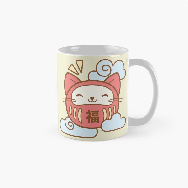 Item preview, Cute Cat Daruma Doll designed and sold by LuYukari.