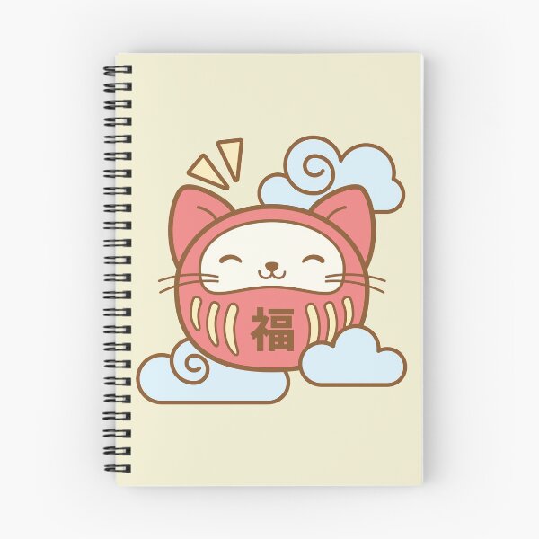 Item preview, Cute Cat Daruma Doll designed and sold by LuYukari.