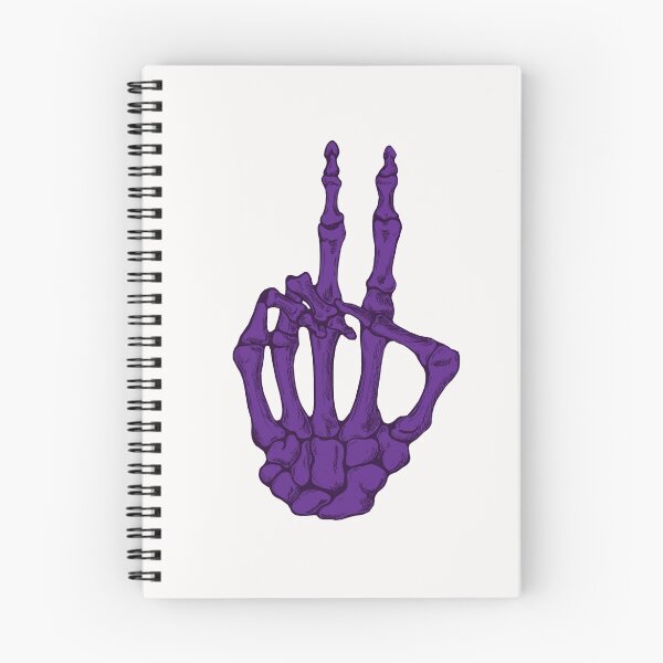 Item preview, Peace Skeleton Hand - Purple designed and sold by BonesToAshes.