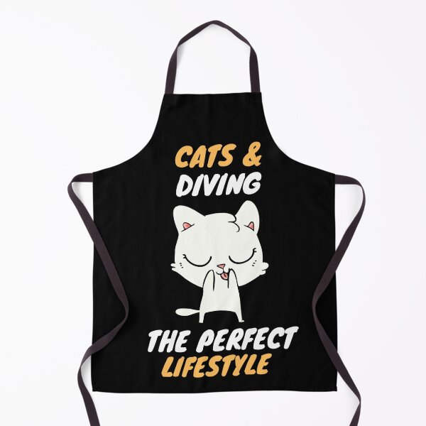 Item preview, cats & diving lifestyle designed and sold by SnowballStep.