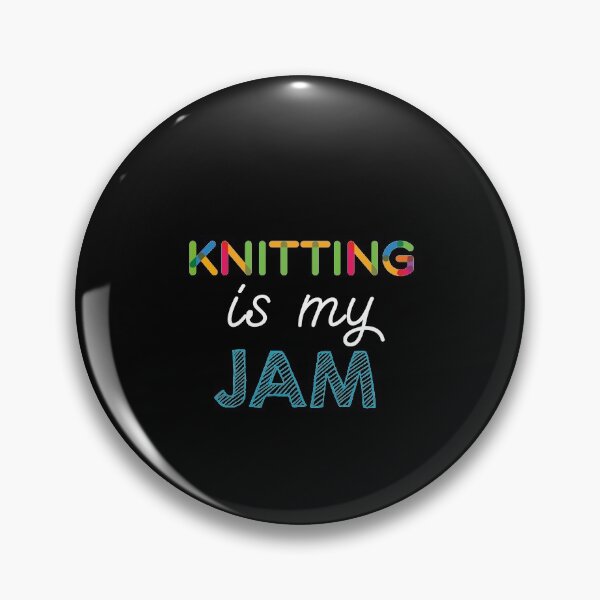 Item preview, Knitting is my Jam. Funny Knitting Design designed and sold by Custom365.