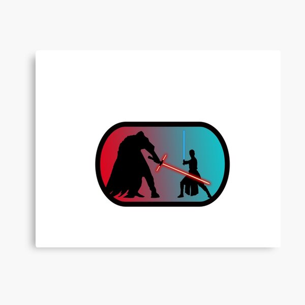 The Good VS Evil on Starkiller Base Canvas Print