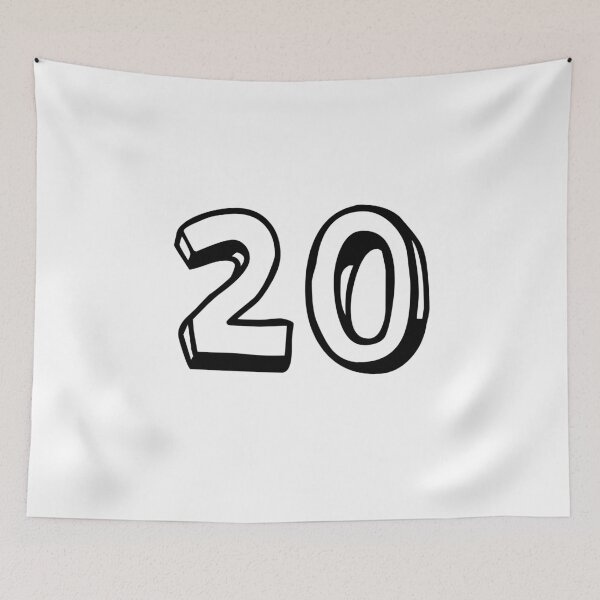 Item preview, 20th. 20. TEAM SPORTS, NUMBER 20, NUMBERS 20, TWENTY, TWENTIETH, Competition designed and sold by graveitchy.