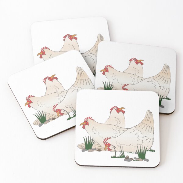Item preview, Three French Hens designed and sold by wiccked.