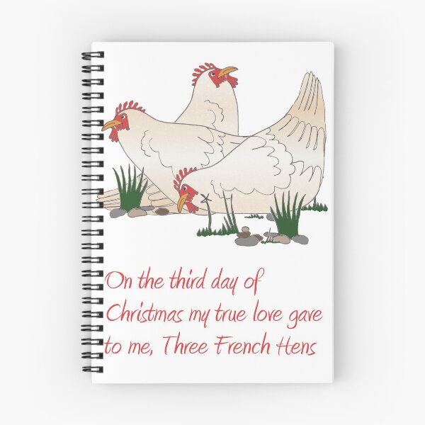 Item preview, Three French Hens designed and sold by wiccked.