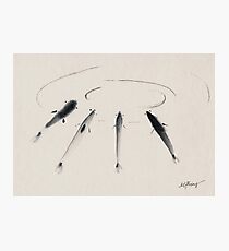 Sumi-e Fish Photographic Print