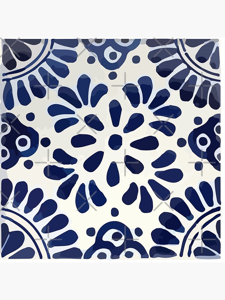 Azulejos Tile Coasters Portuguese Inspired Blue Stone Coasters