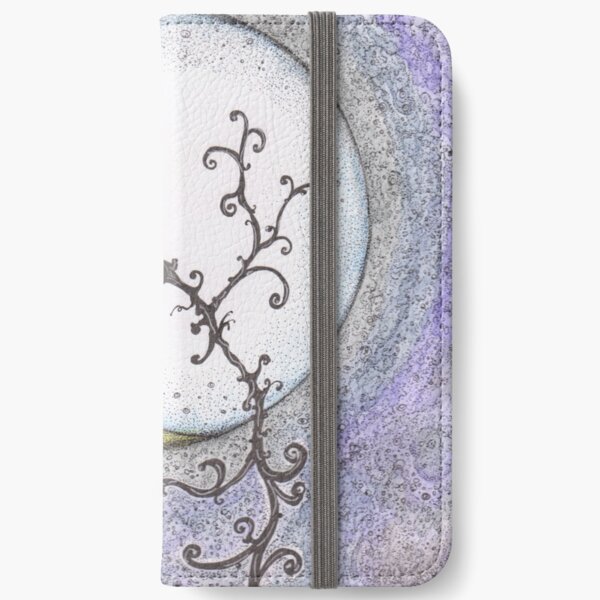 "Lonely Night" illustration by SDMcGrath iPhone Wallet