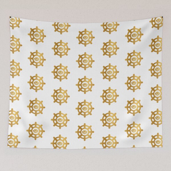 Item preview, Gold toned Buddhist Symbol designed and sold by Glenn Slingsby.