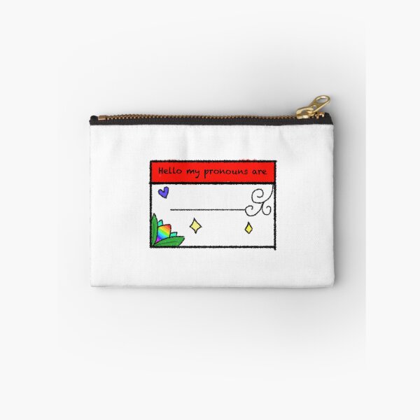 Item preview, Hello my pronouns are.......... designed and sold by DoodlepoodleSJ.